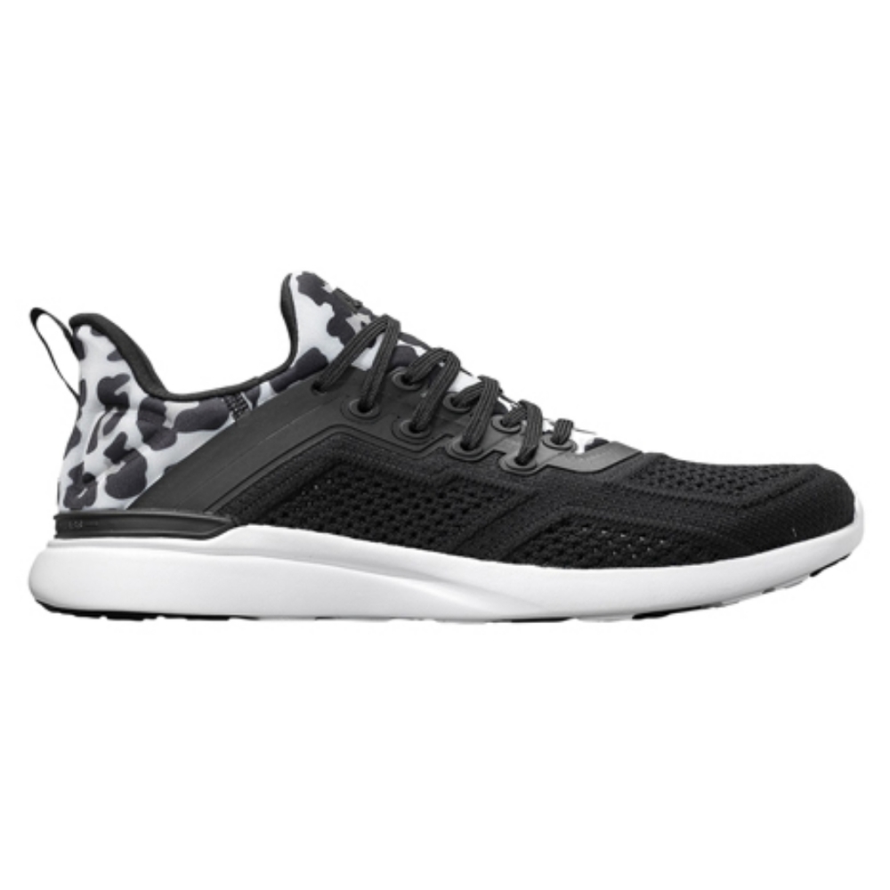 APL Techloom Tracer Knit Training Shoes Black White Leopard Print 8.5